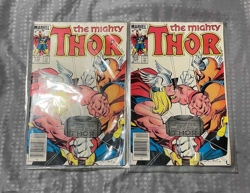 The Mighty Thor #338 Marvel Comic Book (1983)